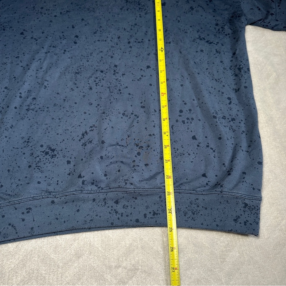 Athleta Studio to Street Splatter Print Sweatshirt Blue Size S - Picture 7 of 7